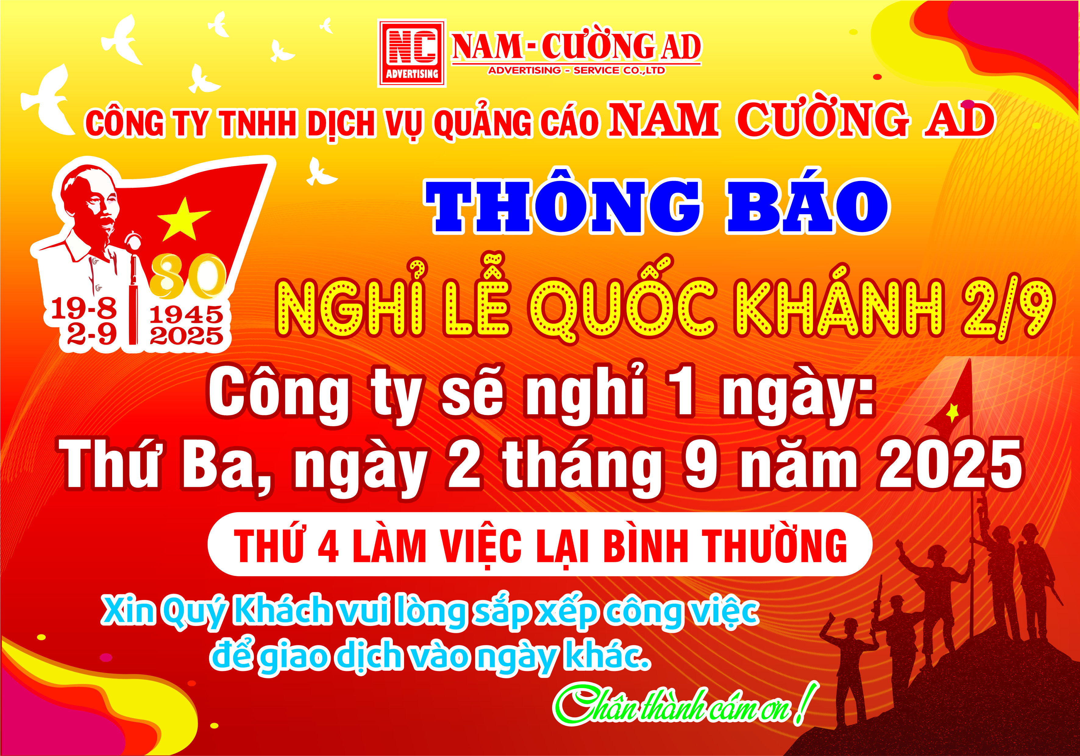 Nghỉ Lễ 2-9